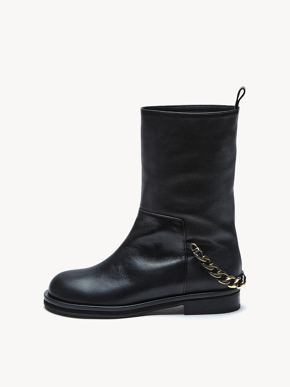 chain middle boots_BK
